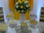 Casamento Amarelo e Branco