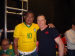 DJ Ricardo N com ex-jogador VAMPETA