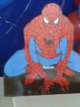 personagem de mesa do homem aranha