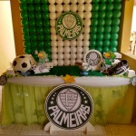 Palmeiras  com tela toda de bales 
#decoracaopalmeiras
#decoracaotimepalmeiras